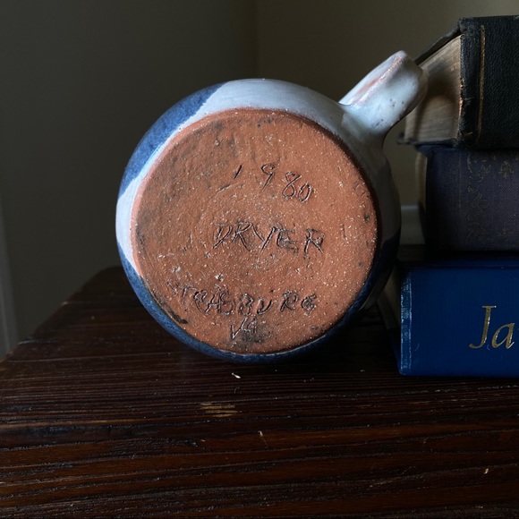 SOLD - Vintage 80s Pottery Mug - Picture 6 of 7